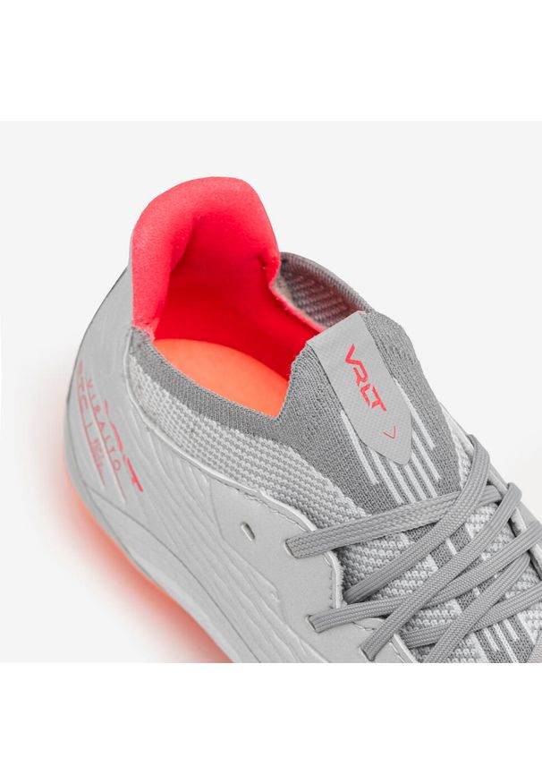 KIPSTA - Buty piłkarskie Kipsta Viralto III 3D Airmesh MG/AG. Kolor: szary. Materiał: dzianina, zamsz, mesh, syntetyk. Szerokość cholewki: normalna. Sport: piłka nożna