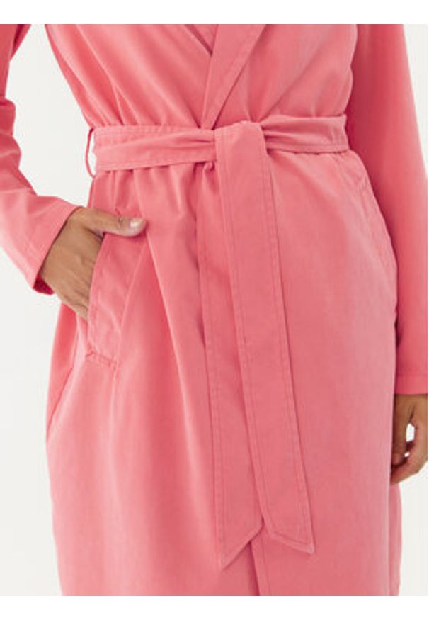 Vero Moda Trencz Billie Daisy 10281638 Różowy Regular Fit. Kolor: różowy. Materiał: syntetyk