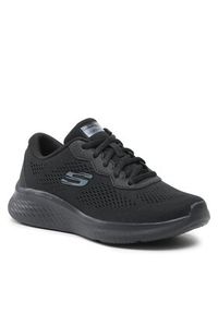 skechers - Skechers Sneakersy Perfect Time 149991/BBK Czarny. Kolor: czarny. Materiał: materiał #4