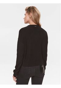 Liu Jo Sweter MF3005 MA51I Czarny Regular Fit. Kolor: czarny. Materiał: syntetyk #3