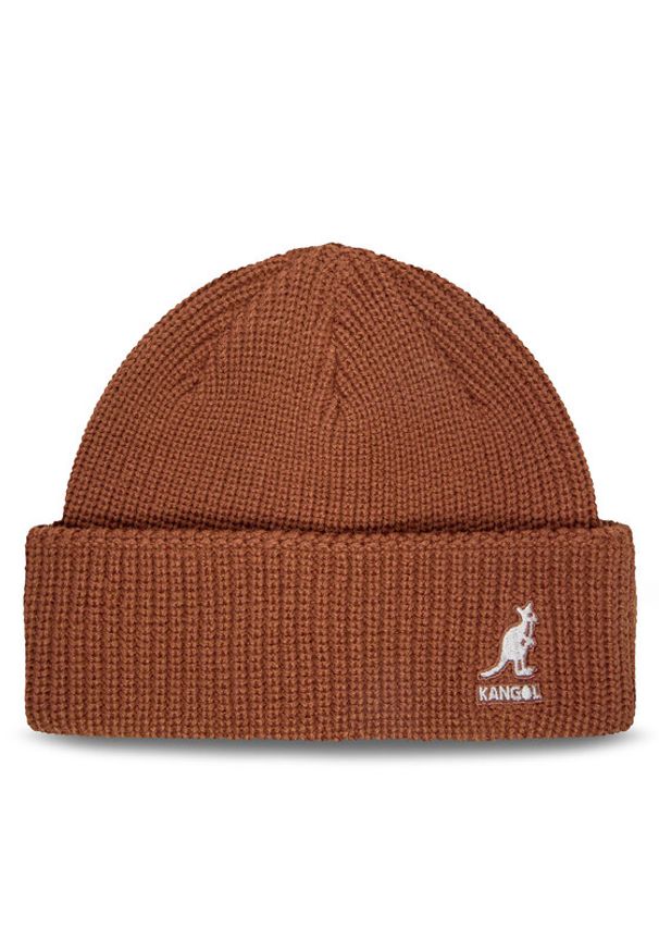 Kangol Czapka Cardinal 2 Way Beanie K3454 Brązowy. Kolor: brązowy. Materiał: akryl, materiał