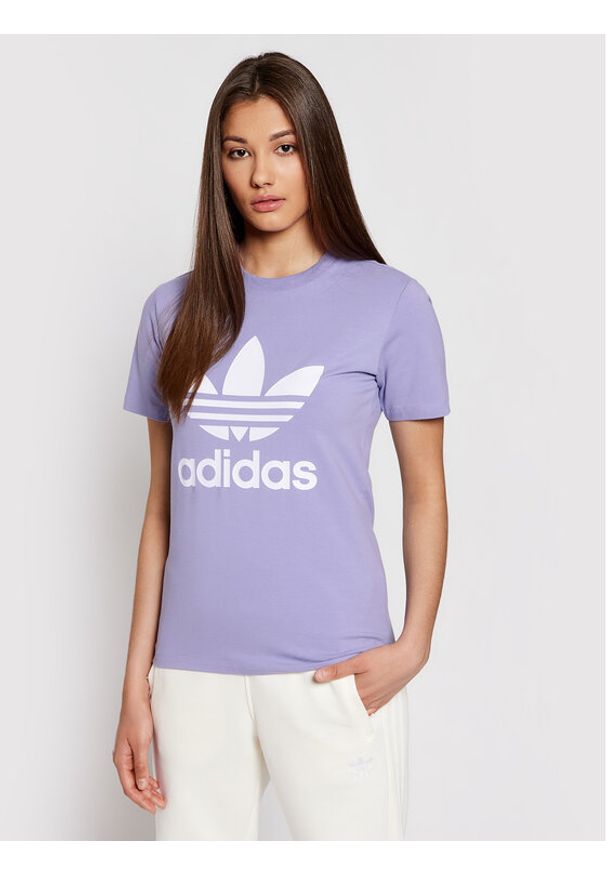 Adidas - T-Shirt adidas. Kolor: fioletowy