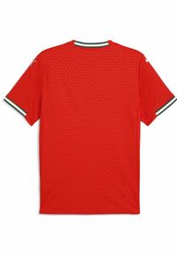 Puma - Koszulka domowa Portugal 2025. Kolor: czerwony, wielokolorowy, beżowy. Sport: piłka nożna