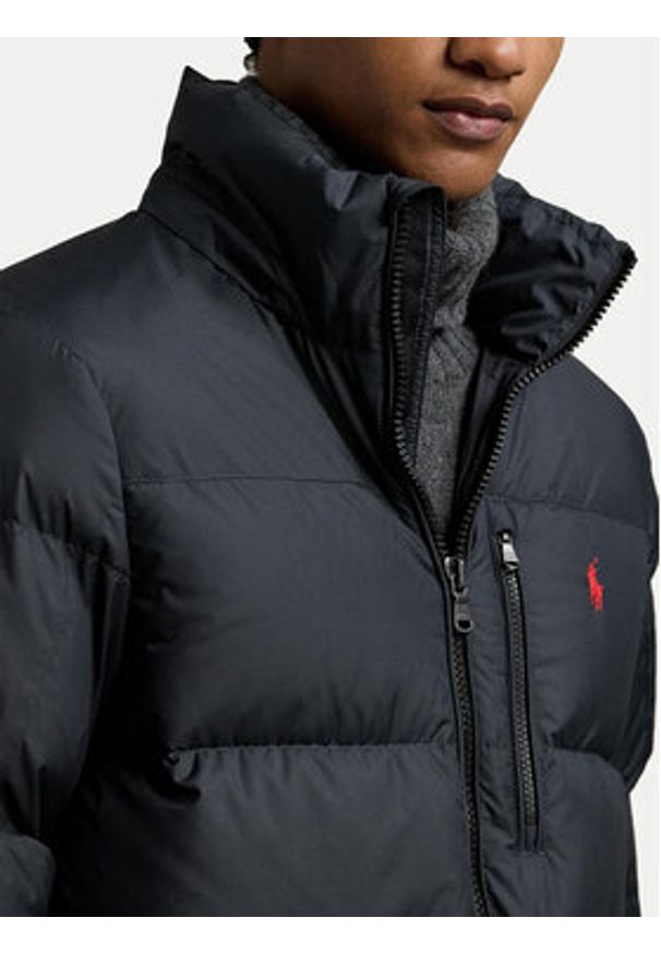 Polo Ralph Lauren Kurtka puchowa 710968278001 Czarny Regular Fit. Typ kołnierza: polo. Kolor: czarny. Materiał: syntetyk