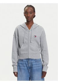 Tommy Jeans Bluza DW0DW21147 Szary Boxy Fit. Kolor: szary. Materiał: bawełna #1