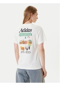 Adidas - adidas T-Shirt Farmers Market Graphic KB2485 Écru Regular Fit. Materiał: bawełna #5