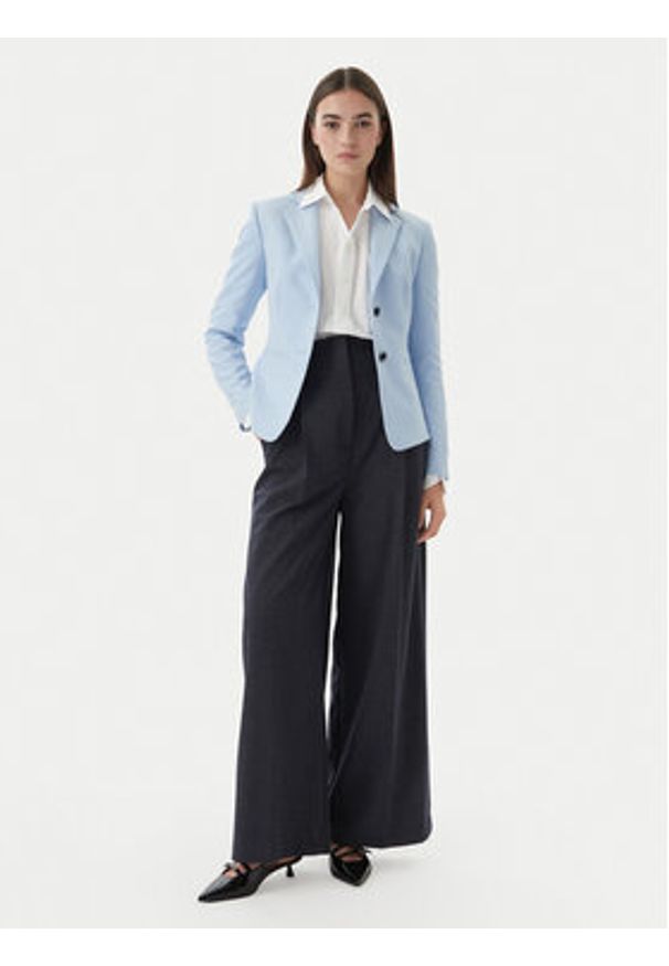 Hugo - HUGO Marynarka Agonia 1 50539976 Niebieski Slim Fit. Kolor: niebieski. Materiał: syntetyk