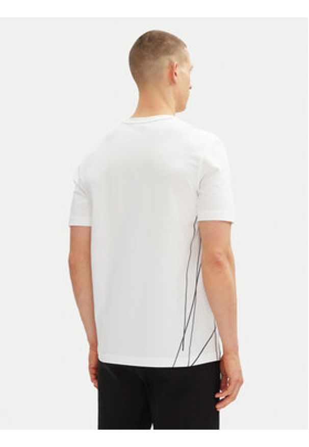 BOSS T-Shirt Beetle 50542048 Biały Regular Fit. Kolor: biały. Materiał: bawełna