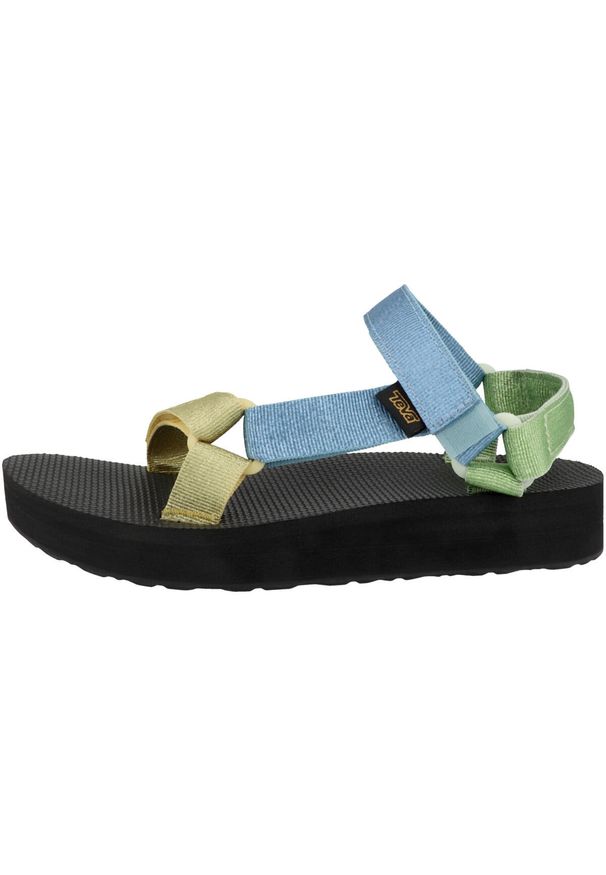 Buty do chodzenia damskie Teva Midform Universal. Zapięcie: rzepy. Kolor: zielony, wielokolorowy, niebieski. Materiał: tkanina, materiał. Sport: turystyka piesza