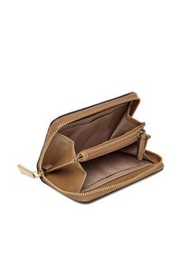 MICHAEL Michael Kors Mały Portfel Damski 32T4GJ6Z5L Brązowy. Kolor: brązowy. Materiał: skóra