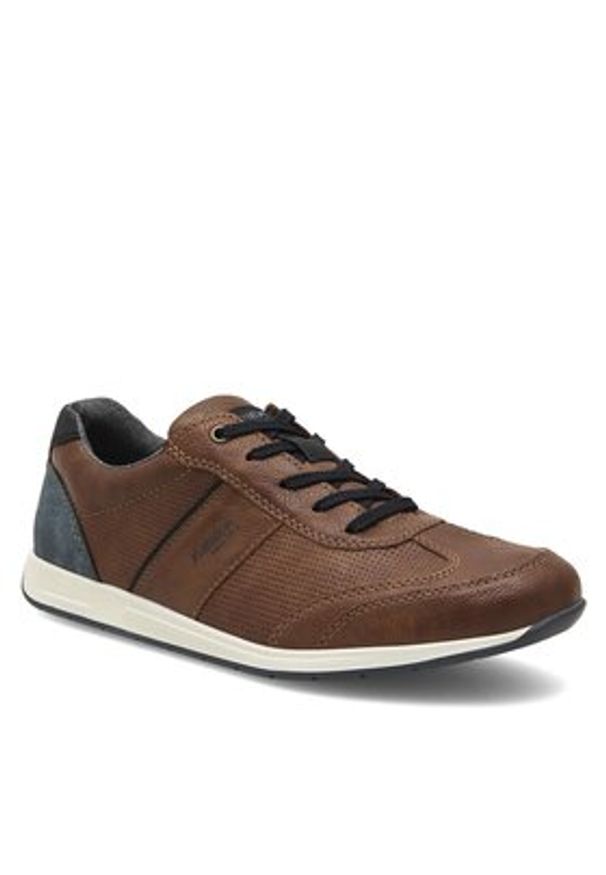 Rieker Sneakersy 11928-25 Brązowy. Kolor: brązowy. Materiał: syntetyk