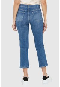 7 FOR ALL MANKIND Jasnoniebieskie jeansy damskie THE STRAIGHT CROP SLIM ILLUSION, Rozmiar 29. Kolor: niebieski