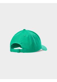 4f - Czapka z daszkiem strapback uniseks - zielona. Kolor: zielony. Materiał: materiał, bawełna. Wzór: haft. Sezon: lato. Styl: casual, klasyczny, sportowy #2