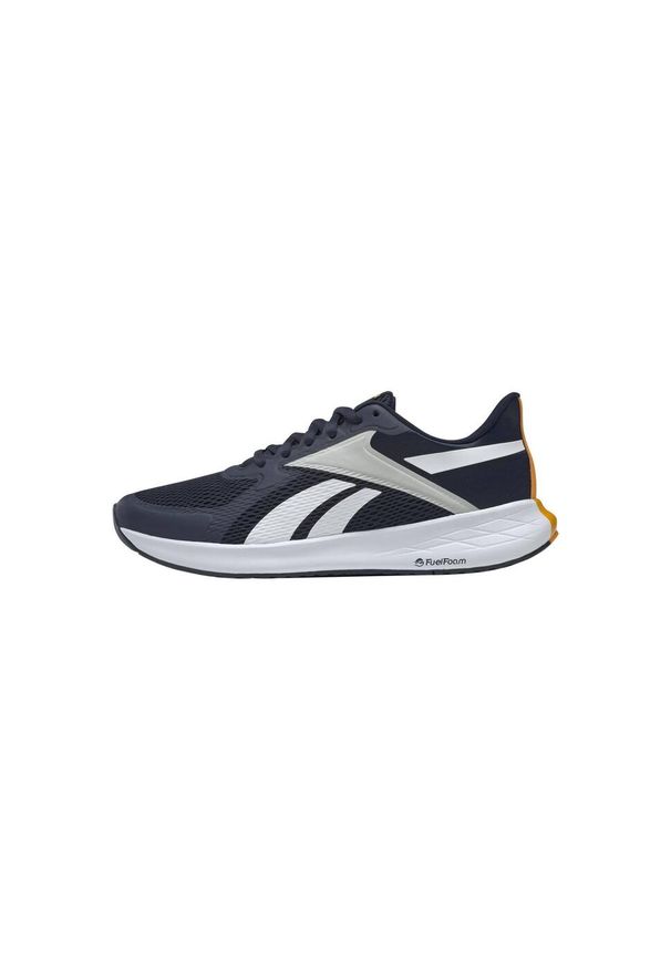 Buty do chodzenia męskie Reebok Energen Run. Zapięcie: sznurówki. Kolor: niebieski, wielokolorowy, biały, żółty. Materiał: syntetyk, tkanina, materiał. Szerokość cholewki: normalna. Sport: bieganie, turystyka piesza
