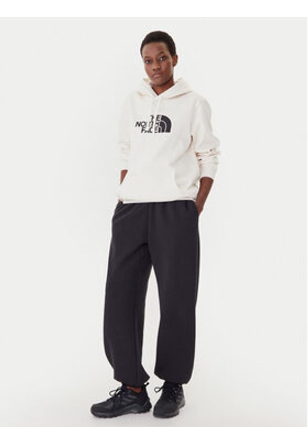 The North Face Bluza Drew Peak NF0A89EH Beżowy Regular Fit. Kolor: beżowy. Materiał: bawełna