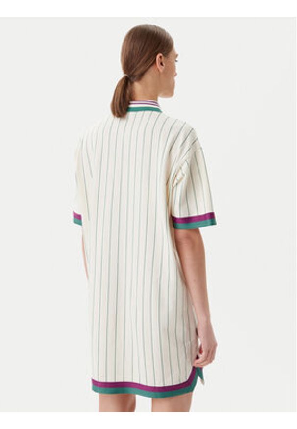 Fila Sukienka codzienna Lavinia FAW0998 Écru Oversize. Okazja: na co dzień. Materiał: bawełna. Typ sukienki: oversize, proste. Styl: casual