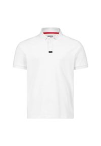 Polo Musto Essential Pique. Typ kołnierza: polo. Kolor: biały #1