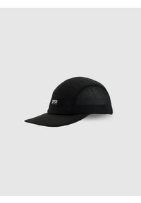 4f - 4F Czapka z daszkiem strapback uniseks - czarny XS/S (56cm). Kolor: czarny. Styl: klasyczny, casual #1