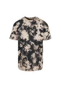 Urban Classics - Męska Koszulka Bleached Oversized T-shirt. Kolor: czarny