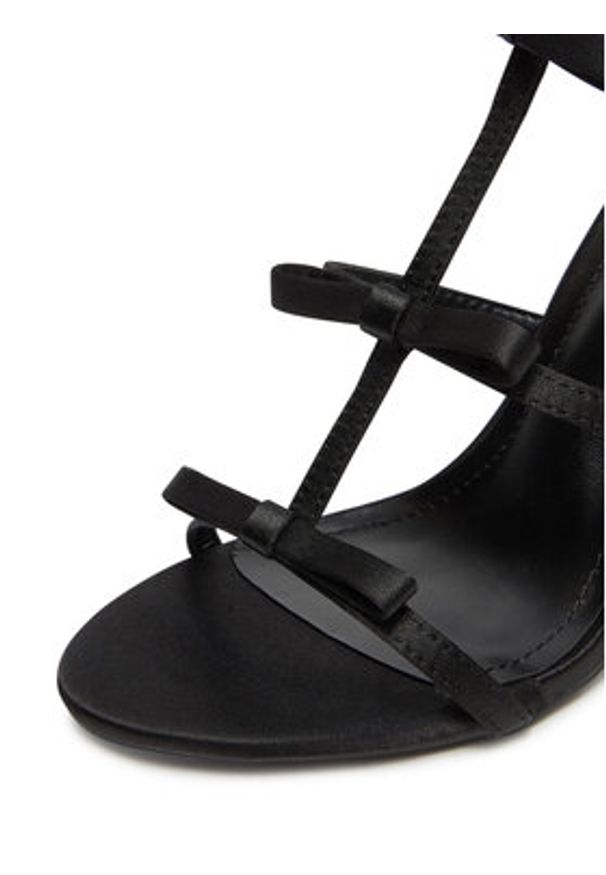 DeeZee Sandały LB0402-1 Czarny. Kolor: czarny. Materiał: skóra