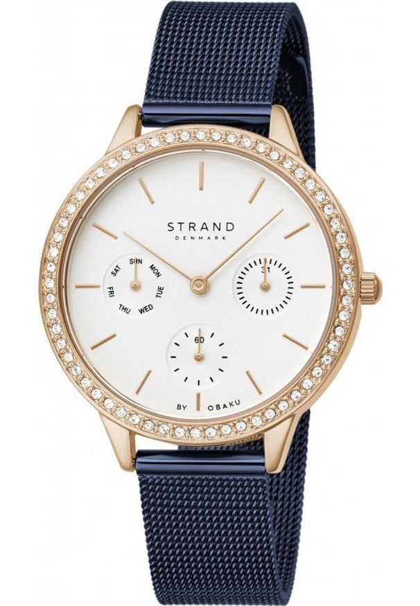 Zegarek Strand Zegarek damski Strand S704LMVIML niebieski. Kolor: niebieski