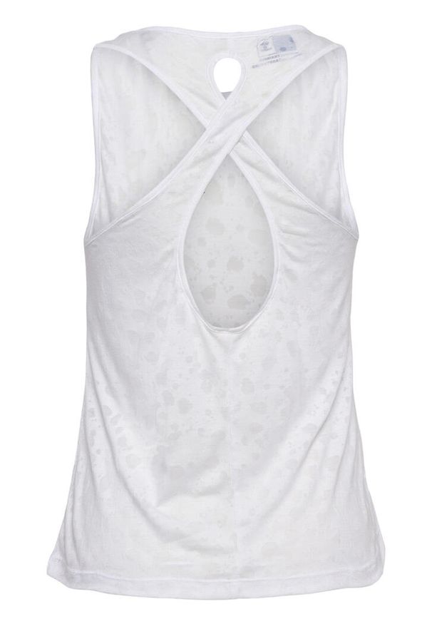 Damski tank top Hummel Mt Iris Burnout. Kolor: biały. Długość rękawa: bez rękawów