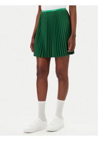Lacoste Spódnica plisowana JF1403 Zielony Regular Fit. Kolor: zielony. Materiał: syntetyk #1