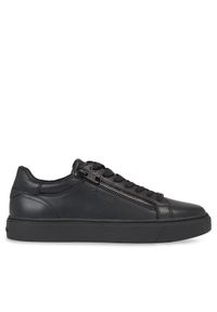 Calvin Klein Sneakersy Low Top Lace Up W/Zip Rubb HM0HM01268 Czarny. Kolor: czarny. Materiał: skóra #1