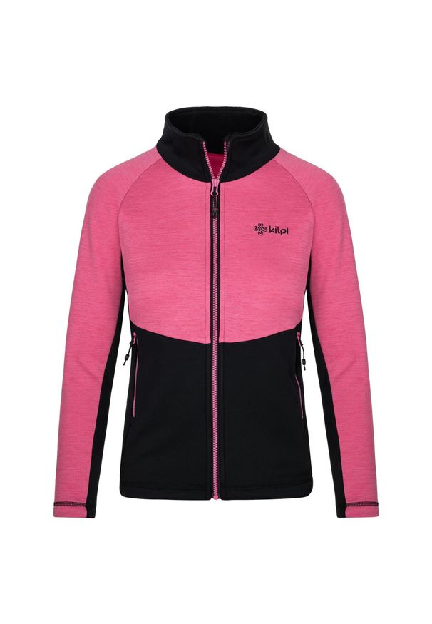 Damska elastyczna warstwa środkowa Kilpi TOMMS-W. Kolor: fioletowy, wielokolorowy, różowy, szary, czarny. Sezon: zima. Sport: narciarstwo