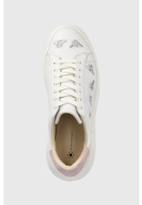 MOA Concept buty skórzane double gallery kolor biały. Nosek buta: okrągły. Zapięcie: sznurówki. Kolor: biały. Materiał: skóra. Obcas: na platformie #4