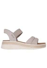 skechers - Skechers Sandały BOBS Sun Ray 114413/TPE Beżowy. Kolor: beżowy. Materiał: materiał #1