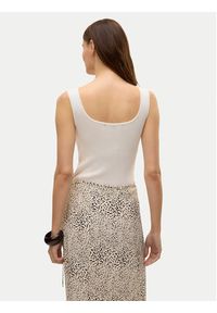 Vero Moda Top Willow 10326450 Biały Slim Fit. Kolor: biały. Materiał: wiskoza #4