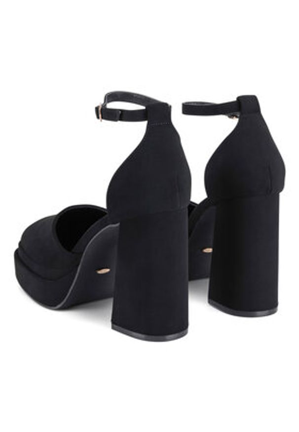 DeeZee Czółenka LW85478-6 Czarny. Kolor: czarny. Materiał: materiał, syntetyk