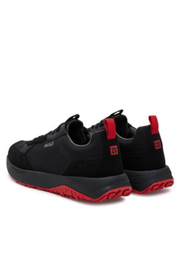 Hugo - HUGO Sneakersy Kane Runn Mfny 50546838 Czarny. Kolor: czarny. Materiał: materiał