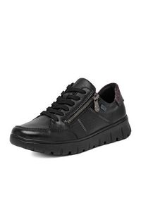 Rieker Sneakersy N1301-01 Czarny. Kolor: czarny. Materiał: skóra #4