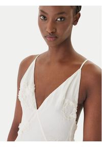 BARDOT - Bardot Sukienka wieczorowa Romaya 60334DB Écru Regular Fit. Materiał: syntetyk. Styl: wizytowy #5