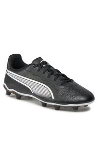 Puma Buty do piłki nożnej King Match Fg/Ag Jr 107573 01 Czarny. Kolor: czarny. Materiał: skóra #4