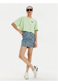 Tommy Jeans T-Shirt Summer Flag DW0DW18141 Zielony Oversize. Kolor: zielony. Materiał: bawełna #3