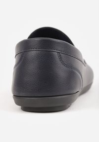 Born2be - Granatowe Półbuty Typu Mokasyny z Ozdobnym Przeszyciem Gildal. Okazja: na co dzień. Zapięcie: pasek. Kolor: niebieski. Materiał: jeans, materiał. Styl: casual, klasyczny #6