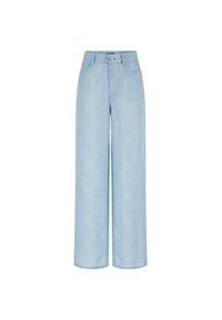 Guess Spodnie materiałowe 176485 Niebieski Slim Fit. Kolor: niebieski. Materiał: syntetyk #5