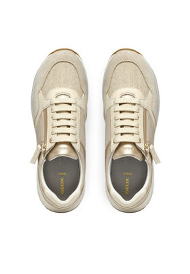 Geox Sneakersy D Bulmya D36NQB 0AS22 C6738 Brązowy. Kolor: brązowy. Materiał: skóra