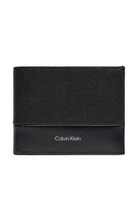 Calvin Klein Duży Portfel Męski Ck Must Bifold 5cc W/Coin K50K512678 Czarny. Kolor: czarny. Materiał: skóra