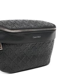 Calvin Klein Saszetka nerka Emblem Emboss Waistbag LV04D3205G Czarny. Kolor: czarny. Materiał: skóra #3