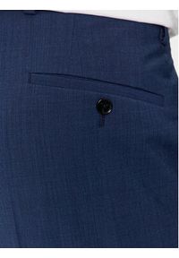 BOSS - Boss Garnitur H-Huge 50509491 Granatowy Slim Fit. Kolor: niebieski. Materiał: wełna, syntetyk