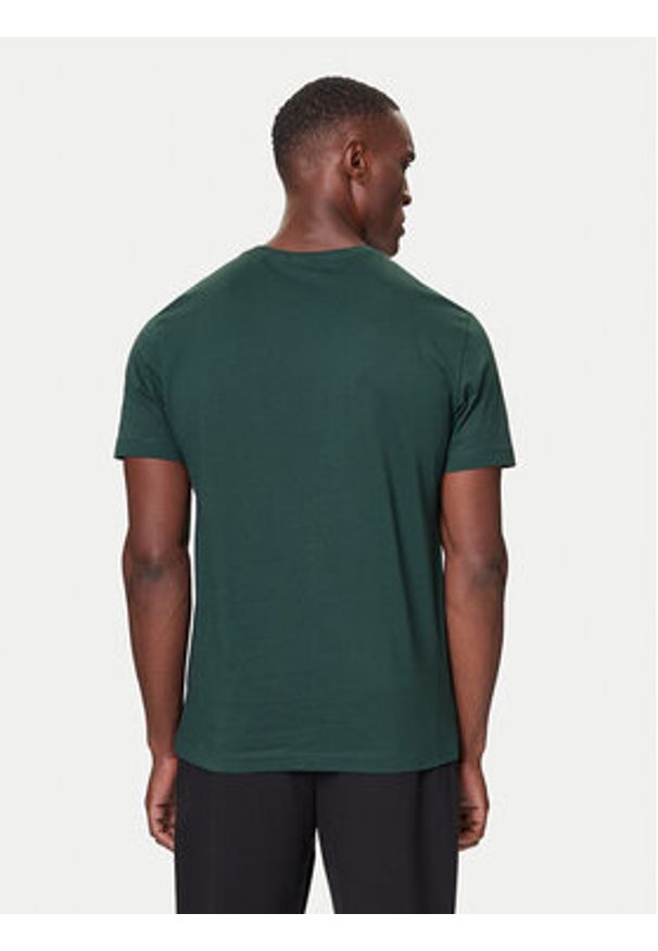 GANT - Gant T-Shirt Shield 2003184 Zielony Regular Fit. Kolor: zielony. Materiał: bawełna