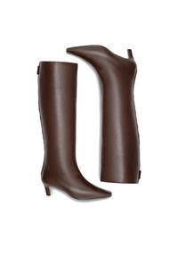 Gino Rossi Kozaki AMORA-6262 Brązowy. Kolor: brązowy. Materiał: skóra #7