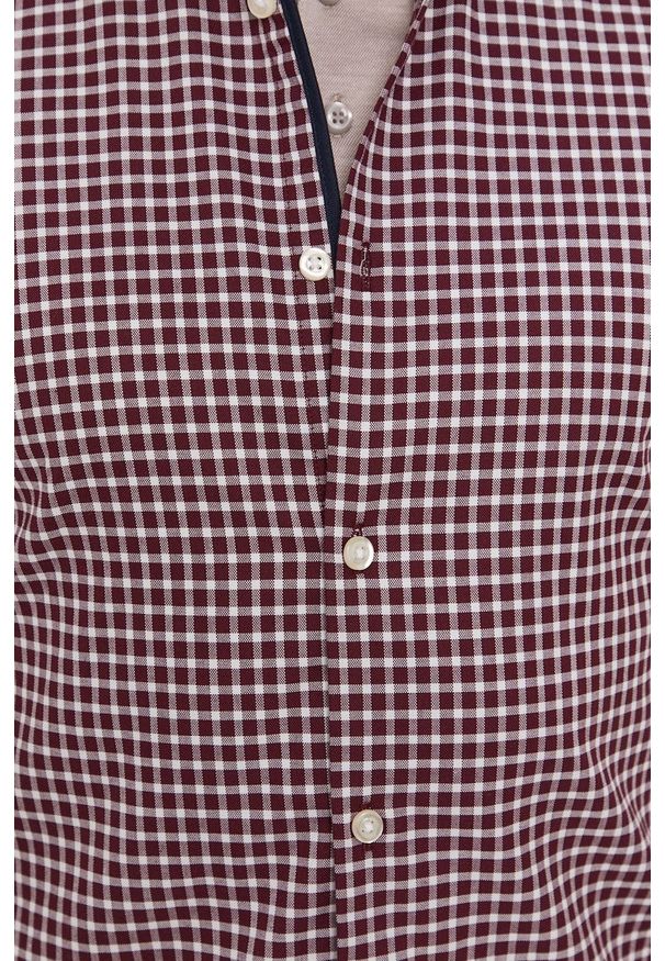 Selected Homme - Koszula. Typ kołnierza: kołnierzyk klasyczny. Kolor: czerwony. Styl: klasyczny