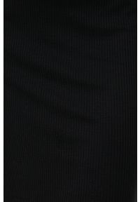 Scotch & Soda Sukienka kolor czarny mini dopasowana. Kolor: czarny. Materiał: materiał, jedwab, dzianina, tkanina, lyocell. Długość rękawa: na ramiączkach. Wzór: gładki. Typ sukienki: dopasowane. Długość: mini
