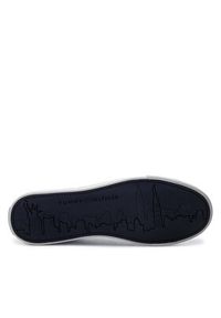 TOMMY HILFIGER - Tommy Hilfiger Sneakersy Essential Leather Sneaker FM0FM02157 Biały. Kolor: biały. Materiał: skóra #5