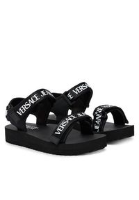 Versace Jeans Couture Sandały 80VA3SX4 ZS630 Czarny. Kolor: czarny. Materiał: syntetyk #2